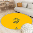 Pittsburgh Penguinsrug Round, Rugs - Yellow American Hockey Team Florida Panthers Rug Round Living Room, Carpet, Rug