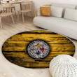 Pittsburgh Sersrug Round, Rugs - Nfl Yellow Wooden American Baseball Team Rug Round Living Room, Carpet, Rug