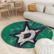 Dallas Stars American Hockey Clubrug Round, Rugs - Geometric Rug Round Living Room, Carpet, Rug
