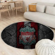Liverpool Fc Logorug Round, Rugs - Liverpool Rug Round Living Room, Carpet, Rug