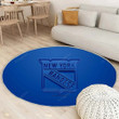 New York Rangersrug Round, Rugs - Hockey Ice Hockey Nhl Rug Round Living Room, Carpet, Rug