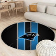 Nflrug Round, Rugs - Carolina Panthers Rug Round Living Room, Carpet, Rug