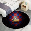 Los Angeles Clippersrug Round, Rugs - Glitter Nba Red Blue Checkered Rug Round Living Room, Carpet, Rug