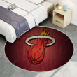 Miami Heatrug Round, Rugs - Basketball Heat1003 Rug Round Living Room, Carpet, Rug