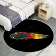 Minnesota Wildrug Round, Rugs - Hockey Minnesota Esports Rug Round Living Room, Carpet, Rug