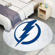 Tampa Bay Lightning Rug Round, Rugs - Be The Thunder Tampa Bay Lightning Rug Round Living Room, Carpet, Rug
