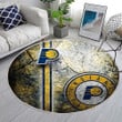 Indiana Pacersrug Round, Rugs - Basketball Nba Purple Rug Round Living Room, Carpet, Rug