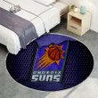 Phoenix Sunsrug Round, Rugs - Nba Basketball Western Conference Rug Round Living Room, Carpet, Rug