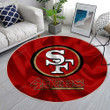 San Francisco 49Ersrug Round, Rugs - American Football Rug Round Living Room, Carpet, Rug