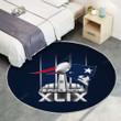 New England Patriotsrug Round, Rugs - Bowl Nfl Super Rug Round Living Room, Carpet, Rug