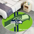 Seattle Seahawks Rug Round, Rugs - Seattle Seahawks Rug Round Living Room, Carpet, Rug