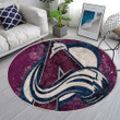 Colorado Avalanche American Hockey Clubrug Round, Rugs - Creative Art Rug Round Living Room, Carpet, Rug