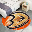 Hockey Nhl Anaheim Ducks Hockeyrug Round, Rugs - Rug Round Living Room, Carpet, Rug