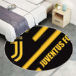 Juventus Fc Material Designrug Round, Rugs - Serie A Rug Round Living Room, Carpet, Rug