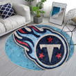 Tennessee Titansrug Round, Rugs - Geometric American Football Club Rug Round Living Room, Carpet, Rug