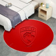 Florida Panthersrug Round, Rugs - American Hockey Club 3D Red Rug Round Living Room, Carpet, Rug