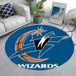 Washington Wizards 1Rug Round, Rugs - Washington Wizards Nba Rug Round Living Room, Carpet, Rug
