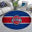 Detroit Pistonsrug Round, Rugs - Basketball Nba Team Rug Round Living Room, Carpet, Rug