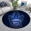 Toronto Maple Leafsrug Round, Rugs - American Hockey Team Blue Stone Toronto Maple Leafs Rug Round Living Room, Carpet, Rug