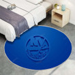 New York Islandersrug Round, Rugs - American Hockey Club 3D Blue Rug Round Living Room, Carpet, Rug