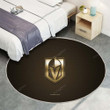 Vegas Golden Knightsrug Round, Rugs - American Hockey Club Nhl Golden Rug Round Living Room, Carpet, Rug