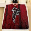 Atlanta Falcons Fleece Blanket - Grunge Nfl American Football Soft Blanket, Warm Blanket