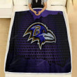 Baltimore Ravens Fleece Blanket - Nfl American Football Afc Soft Blanket, Warm Blanket
