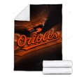 Baltimore Orioles Cozy Blanket - Mlb Baseball1002  Soft Blanket, Warm Blanket