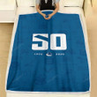 50Th Season  Fleece Blanket - Nhl Vancouver Canucks  Soft Blanket, Warm Blanket
