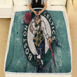 Boston Celtics  Fleece Blanket - American Basketball Club Geometric  Soft Blanket, Warm Blanket