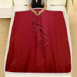 Arizona Cardinals Fleece Blanket - American Football Club 3D Burgundy  Soft Blanket, Warm Blanket