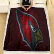 Arizona Cardinals Fleece Blanket - American Football Team Red Stone Arizona Cardinals Soft Blanket, Warm Blanket