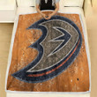 Anaheim Ducks American Hockey Club Fleece Blanket - Geometric  Soft Blanket, Warm Blanket