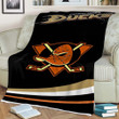 Anaheim Ducks  Sherpa Blanket - Cool  Soft Blanket, Warm Blanket
