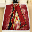 Arizona Diamondbacks Grunge  Fleece Blanket - American Baseball Club Mlb Red  Soft Blanket, Warm Blanket