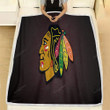 Basketball Fleece Blanket - Chicago Blackhawks Nhl1001  Soft Blanket, Warm Blanket