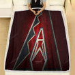 Arizona Diamondbacks Fleece Blanket - American Baseball Team Red Stone Arizona Diamondbacks Soft Blanket, Warm Blanket