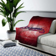 Atlanta Braves Cozy Blanket - Baseball 1001  Soft Blanket, Warm Blanket