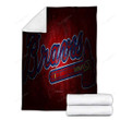 Atlanta Braves Cozy Blanket - American Baseball Team Red Stone Atlanta Braves Soft Blanket, Warm Blanket