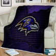Baltimore Ravens Sherpa Blanket - Nfl American Football Afc Soft Blanket, Warm Blanket