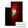 Atlanta Falcons Flag Cozy Blanket - Nfl Red Black Metal American Football Team Soft Blanket, Warm Blanket