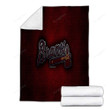 Atlanta Braves Cozy Blanket - American Baseball Club Red Metal Metal Soft Blanket, Warm Blanket