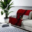 Arizona Cardinals Cozy Blanket - Grunge Nfl American Football Soft Blanket, Warm Blanket