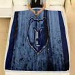 Memphis Grizzlies Fleece Blanket - Grunge Nba Basketball Club Soft Blanket, Warm Blanket
