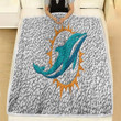 Dolphin Balls Fleece Blanket - Dolphins Miami Nfl Soft Blanket, Warm Blanket