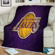 Basketball Los Angeles Lakers Sherpa Blanket - Nba Lakers  Soft Blanket, Warm Blanket