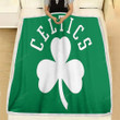 Boston Celtics Fleece Blanket - White Boston  Soft Blanket, Warm Blanket