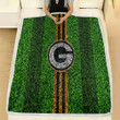 Green Bay Packers Fleece Blanket - Grass Football Lawn Soft Blanket, Warm Blanket