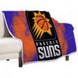 Basketball Sherpa Blanket - Phoenix Suns Nba  Soft Blanket, Warm Blanket