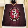 Football Fleece Blanket - San Francisco 49Ers Nfl1003 Soft Blanket, Warm Blanket